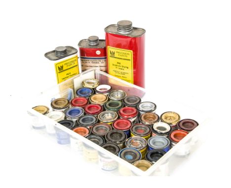 A Large Collection of Soldering and Finishing Tools with Paint Transfers and Other Materials, the majority not gauge-specific