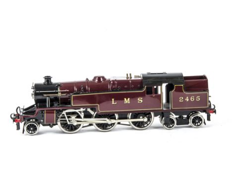 ACE Trains E8 0 Gauge Stanier Class  LMS maroon 2465 2-6-4 Tank Locomotive, DC, with instructions and protective cloth, in or