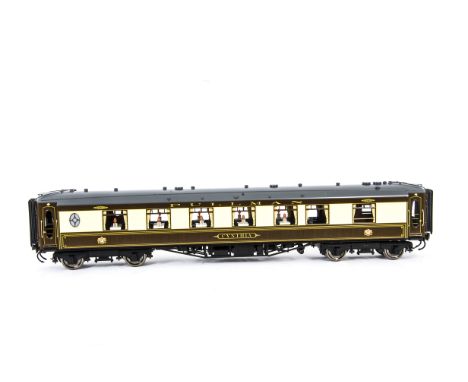 A Gauge I Finescale Pullman Car 'Cynthia' (2b) by Golden Age Models, Made in Korea by F M Models, finished in traditional Pul