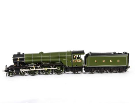 A Gauge I Finescale 2-rail Electric LNER 4-6-2 'A3' Class Locomotive and Tender by L H Loveless, made in Korea by F M Models,