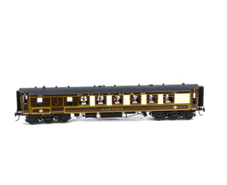 A Gauge I Finescale Pullman Brake/3rd Class Car No 41 by J &amp; M Models (Dorset), finished in traditional Pullman Umber/Cre