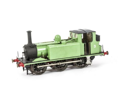 A Finescale O Gauge Kit-built Ex-LBSCR 'Terrier' 0-6-0 Tank Locomotive, from a Vulcan kit, well-detailed including cab and ba