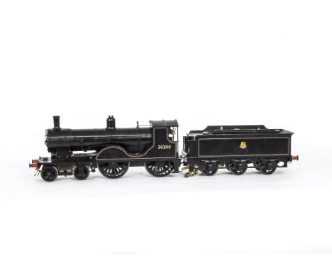 A Gauge I Live Steam Spirit-fired BR (Ex-LSWR) 4-4-0 'T9' Class Locomotive and Tender, nicely made by unknown maker, possibly