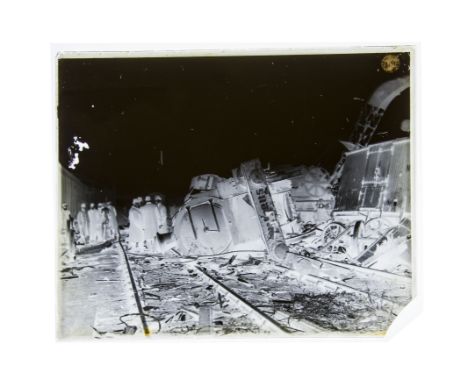 Silver Gelatin Glass-Plate Negatives from Locomotive Works mostly LNER Doncaster, a collection of 1930s glass plate negative 