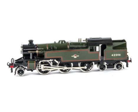 ACE Trains E8 0 Gauge Stanier Class BR green 42546 2-6-4 Tank Locomotive, DC, with instructions and protective cloth, in orig