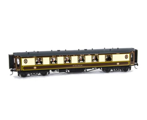 A Gauge I Finescale Pullman 1st Class Parlour Car 'Zena' by J &amp; M Models (Dorset), finished in traditional Pullman Umber/