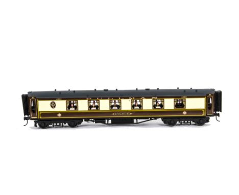 A Gauge I Finescale Pullman 1st Class Parlour Car 'Cygnus' by J &amp; M Models (Dorset), finished in traditional Pullman Umbe