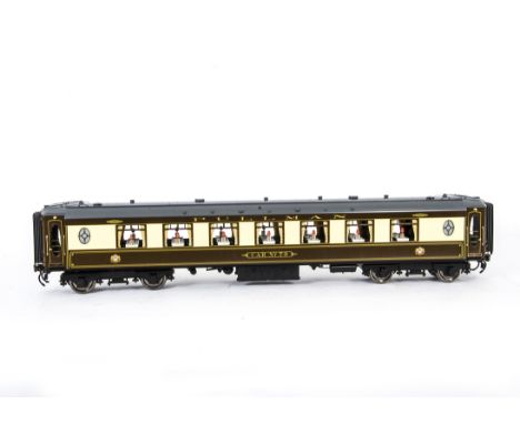 A Gauge I Finescale Pullman Car 'No 78' (1e) by Golden Age Models, Made in Korea by F M Models, finished in traditional Pullm