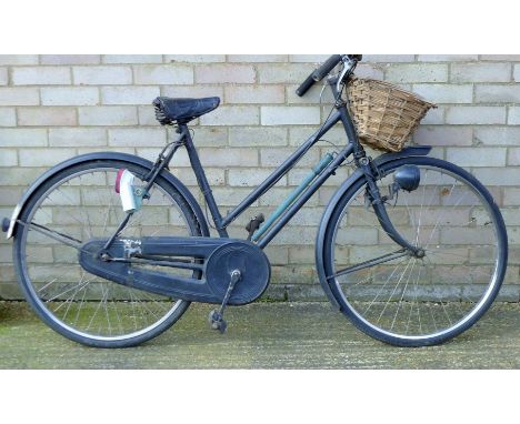 A vintage bicycle.