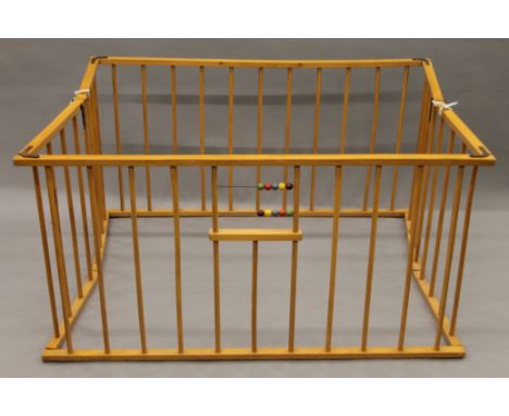 A vintage babies play pen. 120 cm long.
