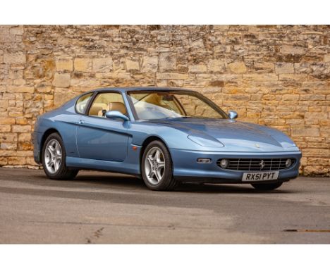 A good opportunity to recommission this beautiful V12 Ferrari GT, just 14,318 miles.UK-supplied, right-hand drive 456 Modific