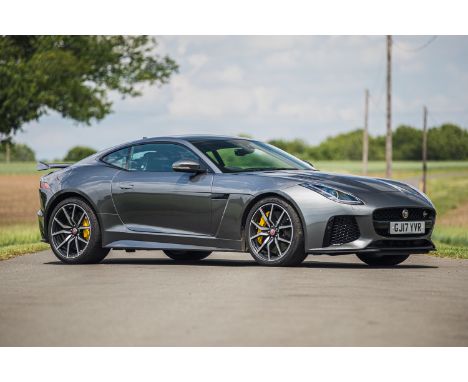 A right-hand-drive SVR with just 2,720 miles from newThe SVR is a lighter, faster and sharper version of Jaguar's F-Type R Al