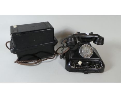 A Vintage Telephone with Exchange Switch