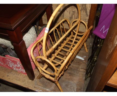 BAMBOO MAGAZINE RACK AND FIRESCREEN