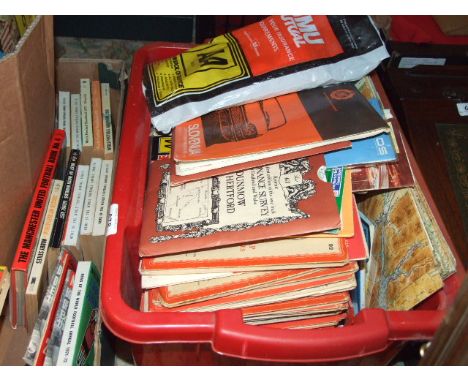 BOX OF ORDNANCE SURVEY MAPS