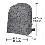 100 X NEW BACKPACKS - MIX OF RED AND GREY - 45.7 X 40.7CM -