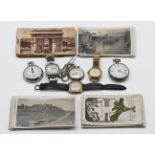 A Victorian pocket watch, gents wristwatches including Talis, Tressa, also a small bundle of