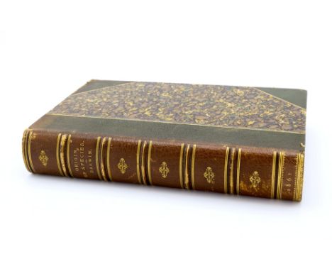 Darwin, Charles, Origin of the Species, third edition, with additions and corrections, published John Murray, 1861, folding d