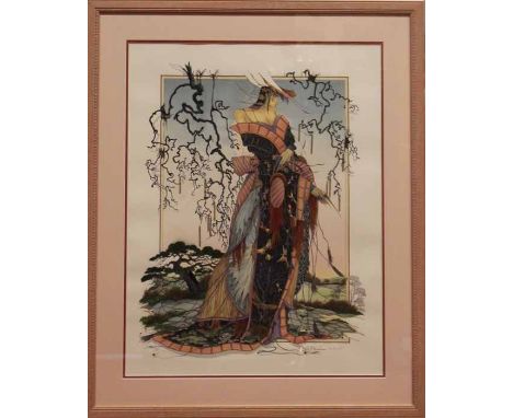 * J.C. GRAHAM ILLINGWORTH (BRITISH b.1953),
TO WALK ABROAD
limited edition silkscreen print, signed and numbered 92/295 in pe