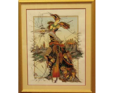 * J.C. GRAHAM ILLINGWORTH (BRITISH b.1953),
IN TOTAL DEFIANCE
limited edition silkscreen print, signed and numbered 253/295 i
