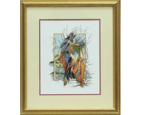 * J.C. GRAHAM ILLINGWORTH (BRITISH b.1953),
CELEBRATION and CARNIVAL
limited edition silkscreen print, a pair, signed and num