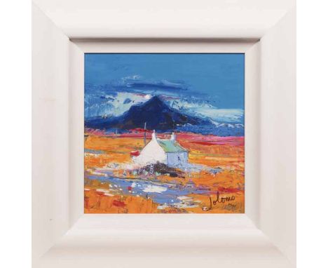 * JOHN LOWRIE MORRISON OBE (JOLOMO), 
BEN TALLA ISLE OF MULL
hand embellished print, signed and numbered 26/295
30cm x 30cm
F