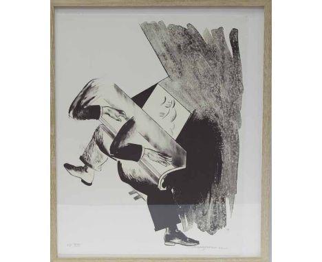 * ALLEN JONES,
GENDER POLITICS
print, signed and dated 2000 on pencil, artist proof stamp
64.5cm x 50cm
Mounted, framed and u