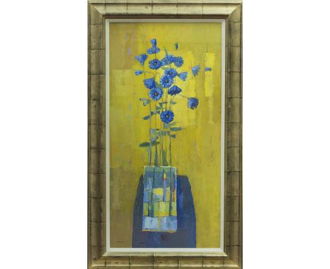 * KIRSTY WITHER,
SUNTRAP
oil on canvas, signed and dated 2000, further signed and titled verso
122cm x 61cm
Framed and under 