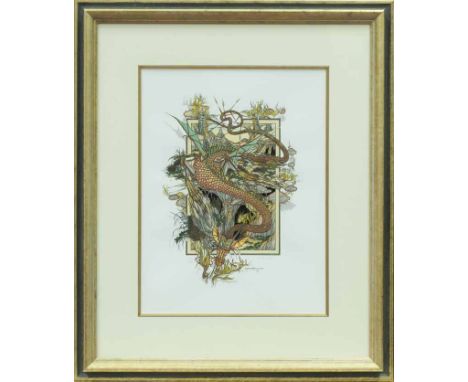 * J.C. GRAHAM ILLINGWORTH (BRITISH b.1953),
FLIGHT and INCENDIARY 
limited edition silkscreen print, a pair, signed and numbe
