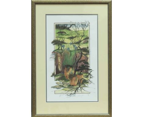 * J.C. GRAHAM ILLINGWORTH (BRITISH b.1953),
ACT OF BENEVOLENCE, PANEL II
limited edition silkscreen print, signed and numbere