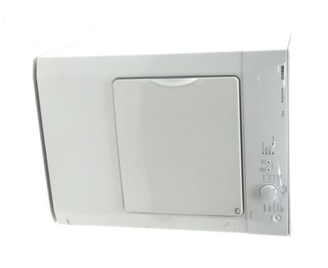 Beko DRVS 62 W 6kg tumble dryer, W60cm, H84cm, D50cm (This item is PAT tested - 5 day warranty from date of sale) Condition R