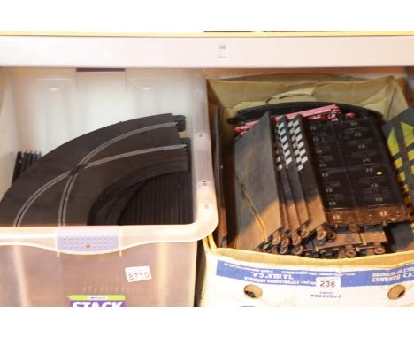 Two boxes of Scalextric track P&amp;P Group 3 (£25+VAT for the first lot and £5+VAT for subsequent lots) 