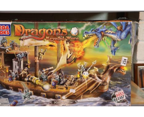 Boxed Mega Bloks Dragons Krystal wars. P&amp;P Group 1 (£14+VAT for the first lot and £1+VAT for subsequent lots) 