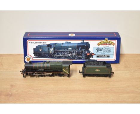 A Bachmann 00 gauge 31-151 BR 4-6-0 Silver Jubilee Loco &amp; Tender 45552, boxed with internal packaging present, very littl