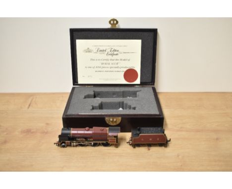 A Bachmann Limited Edition 00 gauge LMS 4-6-0 Royal Scot Loco &amp; Tender, in presentation box with internal packaging prese