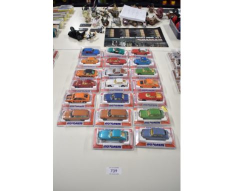 Twenty Majorette Die-casts, Cars, 220 Volvo 245D x2, 234 Simca 1100 x2, 238 Peugeot 604, 240 Simca 1307, 213 Mercedes, 229 Da