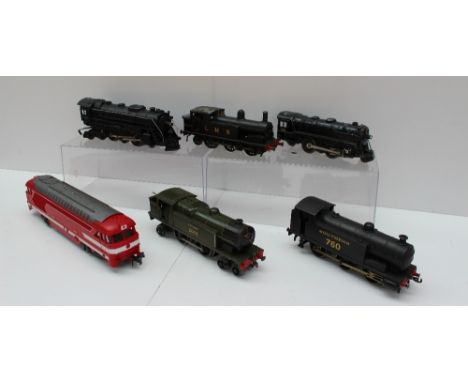 A Lionel 4-6-4 O gauge locomotive No. 2046, together with a Hornby O gauge 4-4-2 O gauge locomotive "Southern" No.2091, a Lim
