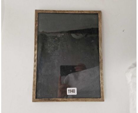 Another large oblong photo frame with engine turned border,12" high, Birmingham 1963 by S &amp; M