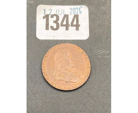Bishops Gate 1795 Half Penny token