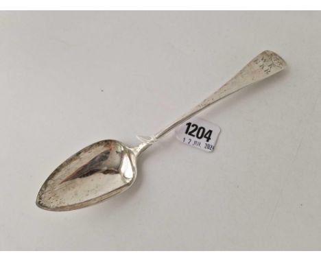 An Exeter table spoon, OE pattern, 1824 by JH, 55 g