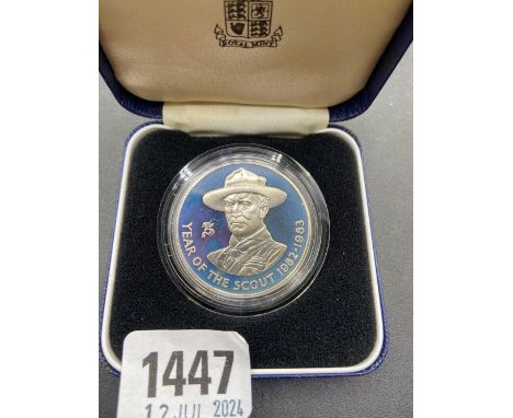 Silver Scouting Crown 1982, 28g