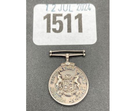 Rare South African Prison service miniature model Silver