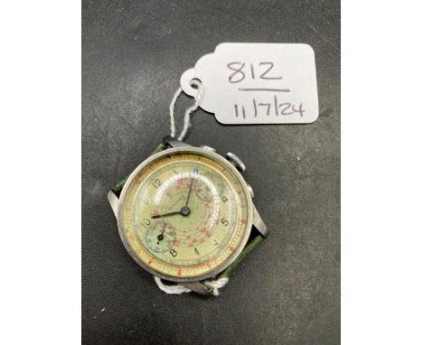 A GENTS GALLET CHRONOGRAPH WRIST WATCH STOP WATCH NEEDS ATTENTION