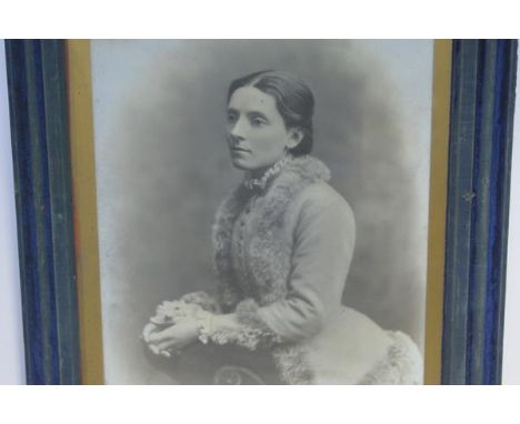 WILLIAM FRIESE-GREENE (1855-1921) -- Photographic portrait of young woman, signed and dated by the photographer, 1888, in con