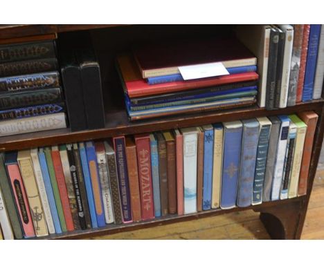 THE FOLIO SOCIETY --  A quantity of approximately 54 non-fiction books, subjects include, History, Art Reference, Music and B