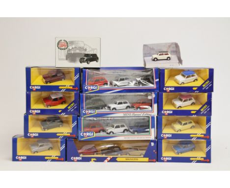 Corgi: A collection of modern Corgi "Mini" models to include; "Mini Special Editions" and "The Mini Italian Job Special Editi