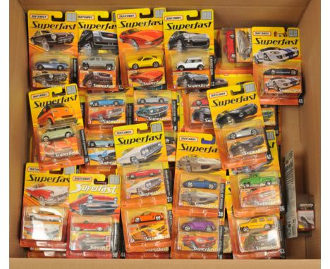 Matchbox Superfast&nbsp; Group Of 38 To Include - 48 Jaguar XK, 49 Volkswagen W12, 52 Ford Mustang plus others - conditions a