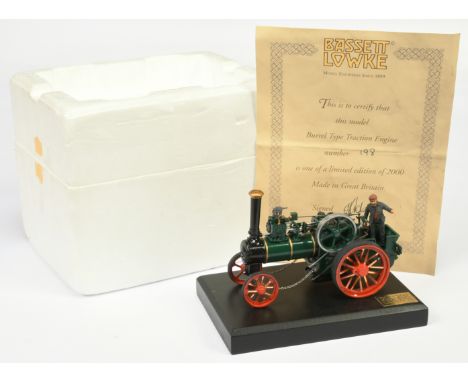 Basset Lowke Burrel Type Traction Engine Green, red and black with figure - Excellent (requires some light repair)&nbsp; &nbs