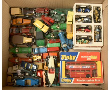 Large Group of Mainly Unboxed to include Dinky Toys - 289 Routemaster Bus; Crescent Toys Grand Prix Racing Cars to include Fe