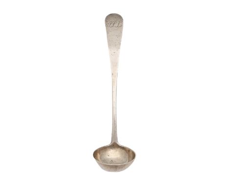 Dundee Silver.&nbsp; A Scottish Provincial toddy ladle,&nbsp; by David Manson of Dundee, c1806, 14dwts L:ight wear, no splits